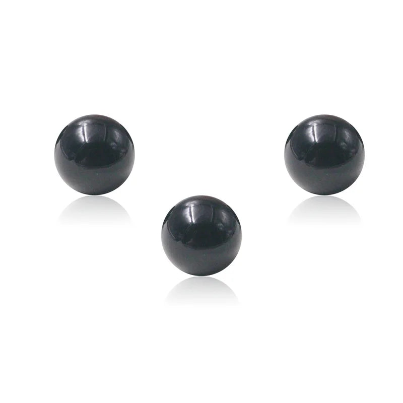 5pcs Agate Half Drilled Beads Round 6/10mm Jewelry Findings