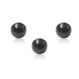 5pcs Agate Half Drilled Beads Round 6/10mm Jewelry Findings