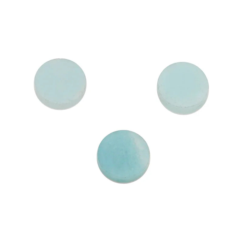 5pcs Amazonite Cabochons 8/10mm Round Shape for Jewelry Making DIY