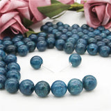 5pcs Apatite Half Drilled Beads Round 6/8/10mm Jewelry Findings