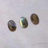 5pcs Labradorite Cabochons 10x14mm for DIY Jewelry Making