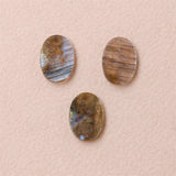 5pcs Labradorite Cabochons 10x14mm for DIY Jewelry Making