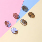 5pcs Labradorite Cabochons 10x14mm for DIY Jewelry Making