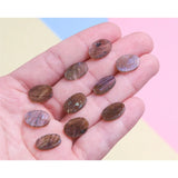 5pcs Labradorite Cabochons 10x14mm for DIY Jewelry Making
