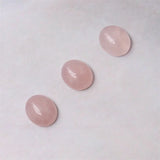 5pcs Rose Quartz Cabochons Oval 6x8/7x9/8x10/10x12/13x18mm
