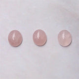5pcs Rose Quartz Cabochons Oval 6x8/7x9/8x10/10x12/13x18mm