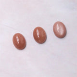 5pcs Sunstone Cabochons Oval Shape 3x5-13x18mm Jewelry Making Craft Findings