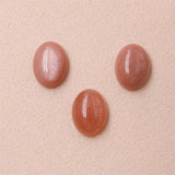 5pcs Sunstone Cabochons Oval Shape 3x5-13x18mm Jewelry Making Craft Findings