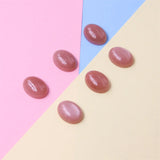 5pcs Sunstone Cabochons Oval Shape 3x5-13x18mm Jewelry Making Craft Findings
