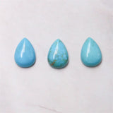 5pcs Turquoise Teardrop Cabochons for Jewelry Making