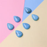 5pcs Turquoise Teardrop Cabochons for Jewelry Making