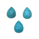 5pcs Turquoise Teardrop Cabochons for Jewelry Making