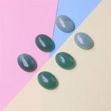 5pcs Green Aventurine Cabochons Oval 4x6/6x8/8x10/12x16mm