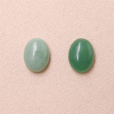 5pcs Green Aventurine Cabochons Oval 4x6/6x8/8x10/12x16mm