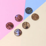5pcs Labradorite Cabochons Flat Round 8/10/12mm for Jewelry Making