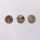 5pcs Labradorite Cabochons Flat Round 8/10/12mm for Jewelry Making