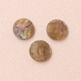 5pcs Labradorite Cabochons Flat Round 8/10/12mm for Jewelry Making