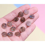 5pcs Labradorite Cabochons Flat Round 8/10/12mm for Jewelry Making