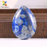 5pcs Lapis Lazuli Beads 25mm Pear Necklace for DIY Jewelry Making