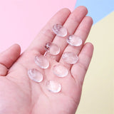 5pcs Clear Quartz Cabochons Oval 4x6-13x18mm Jewelry Material