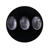 5pcs Clear Quartz Cabochons Oval 4x6-13x18mm Jewelry Material