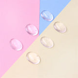 5pcs Clear Quartz Cabochons Oval 4x6-13x18mm Jewelry Material