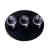 5pcs Rock Crystal Clear Quartz Beads Round Semi Hole 6/8/10/12mm