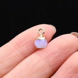 5pcs Adzuki Beans Agates Pendant DIY Necklace Accessories 6x6mm