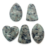 5pcs Natural Stone Water Drop Pendant Jewelry DIY Making