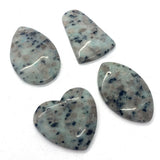 5pcs Natural Stone Water Drop Pendant Jewelry DIY Making