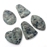 5pcs Natural Stone Water Drop Pendant Jewelry DIY Making