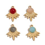 5pcs Turquoise Stone Boho Charm Pendants for DIY Jewelry