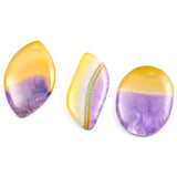5pcs Natural Striped Agate 15mm Stone Pendant for DIY Necklace