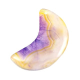 5pcs Natural Striped Agate 15mm Stone Pendant for DIY Necklace