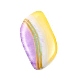 5pcs Natural Striped Agate 15mm Stone Pendant for DIY Necklace
