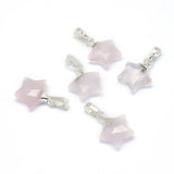 5pcs Mixed Stone Star Charms for Jewelry Making