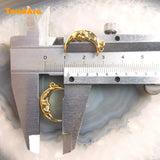 Moon Face Pendant Plated Brass Vintage Punk Style for Earrings Necklace