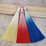 5pcs Gradual Polyester Silk Tassels Fringe DIY Craft Curtains Hang Rope