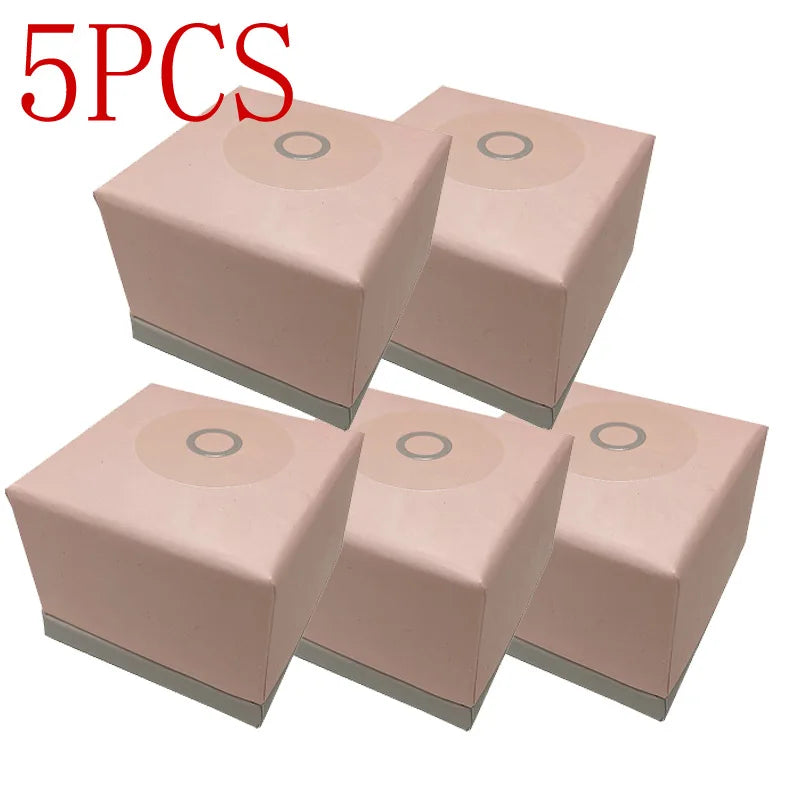 5pcs Pink Paper Ring Boxes for Earrings - Jewelry Gift Cases