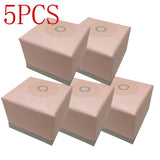 5pcs Pink Paper Ring Boxes For Earrings Charms Jewelry Case Gift Lots Bulk
