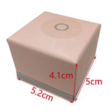5pcs Pink Paper Ring Boxes For Earrings Charms Jewelry Case Gift Lots Bulk