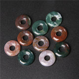 5pcs Large Hole Agat Bead Labradorite Charms Beads