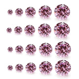 25pcs AAAAA CZ Stones Mix 5 Size Round Cubic Zirconia Loose Gems 7-12mm
