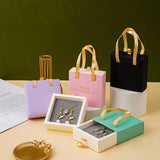 5pcs Portable Jewelry Box Necklace Earrings Ring Bracelet Storage Soft Box