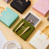 5pcs Portable Jewelry Box Necklace Earrings Ring Bracelet Storage Soft Box