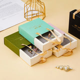 5pcs Portable Jewelry Box Necklace Earrings Ring Bracelet Storage Soft Box