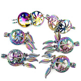 5pcs Rainbow Dream Catcher Charm Pendant DIY Jewelry Making Supplies