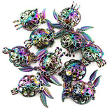 5pcs Rainbow Dream Catcher Charm Pendant DIY Jewelry Making Supplies