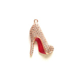 5pcs Red Bottom High Heel Shoes Charms for Jewelry Making