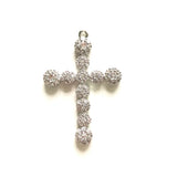 Religious Cross Zirconia Charms for Jewelry Making